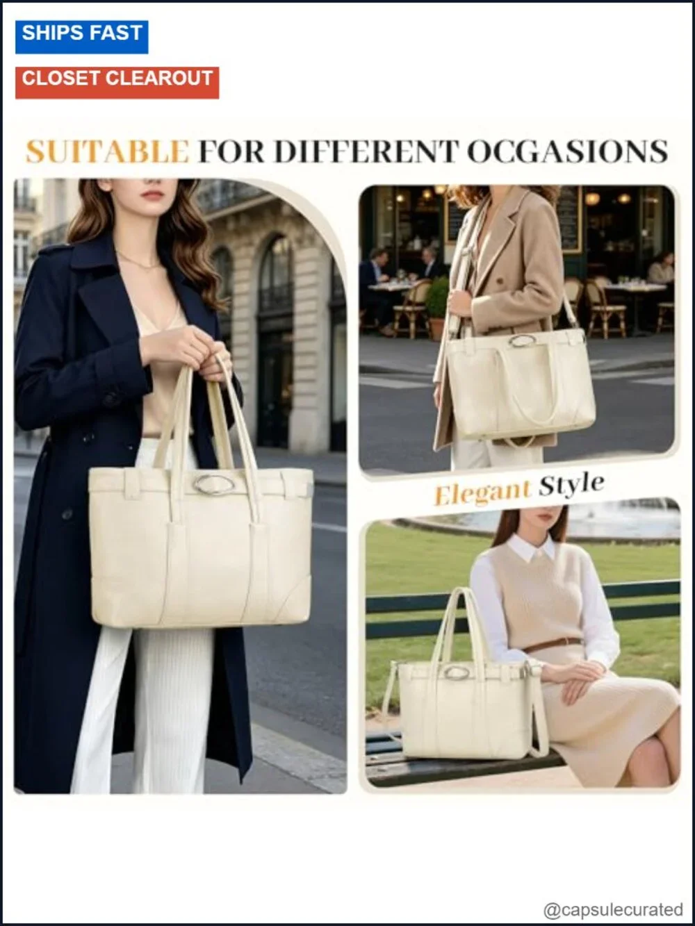 Large Vegan Leather Satchel Handbag Hobo Tote with Detachable Shoulder Strap